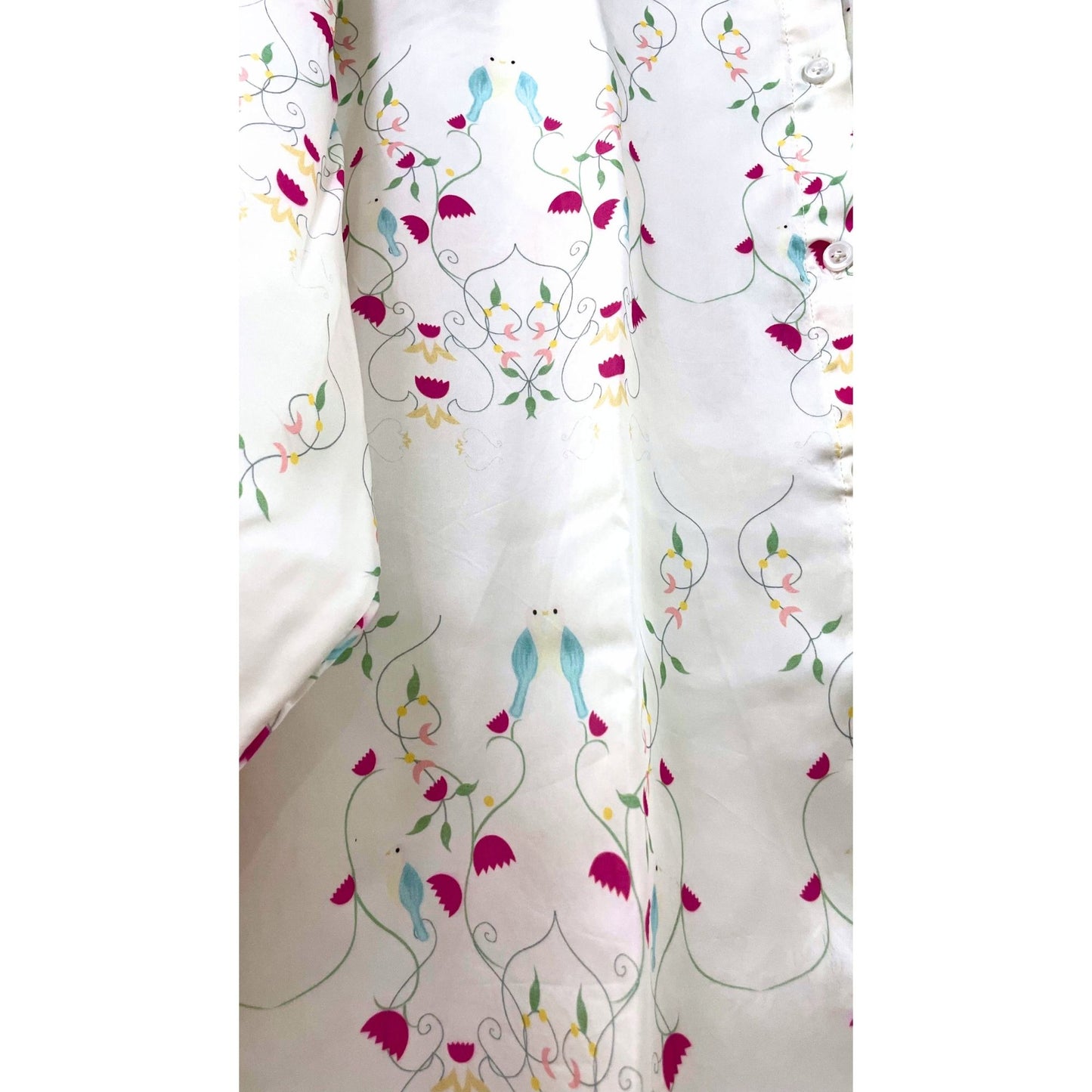 LOVE BIRD BEMBERG SATIN SHIRT