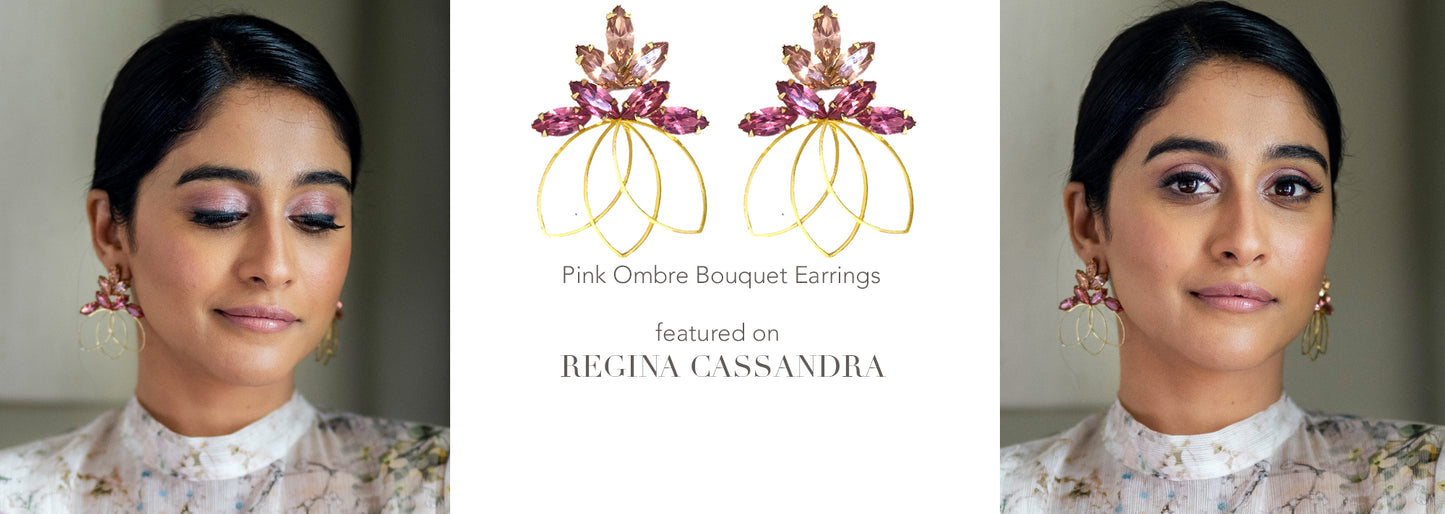 Redolance Black Fleur Earrings