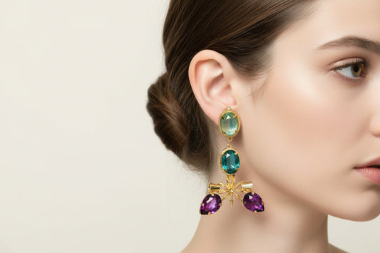 Star Anise Rangle Earrings