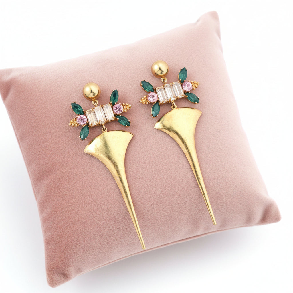 Inflorescence Flower Vinifera Bell Earring