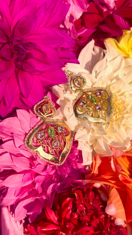 Jardin D’Amour Chandelier Earrings