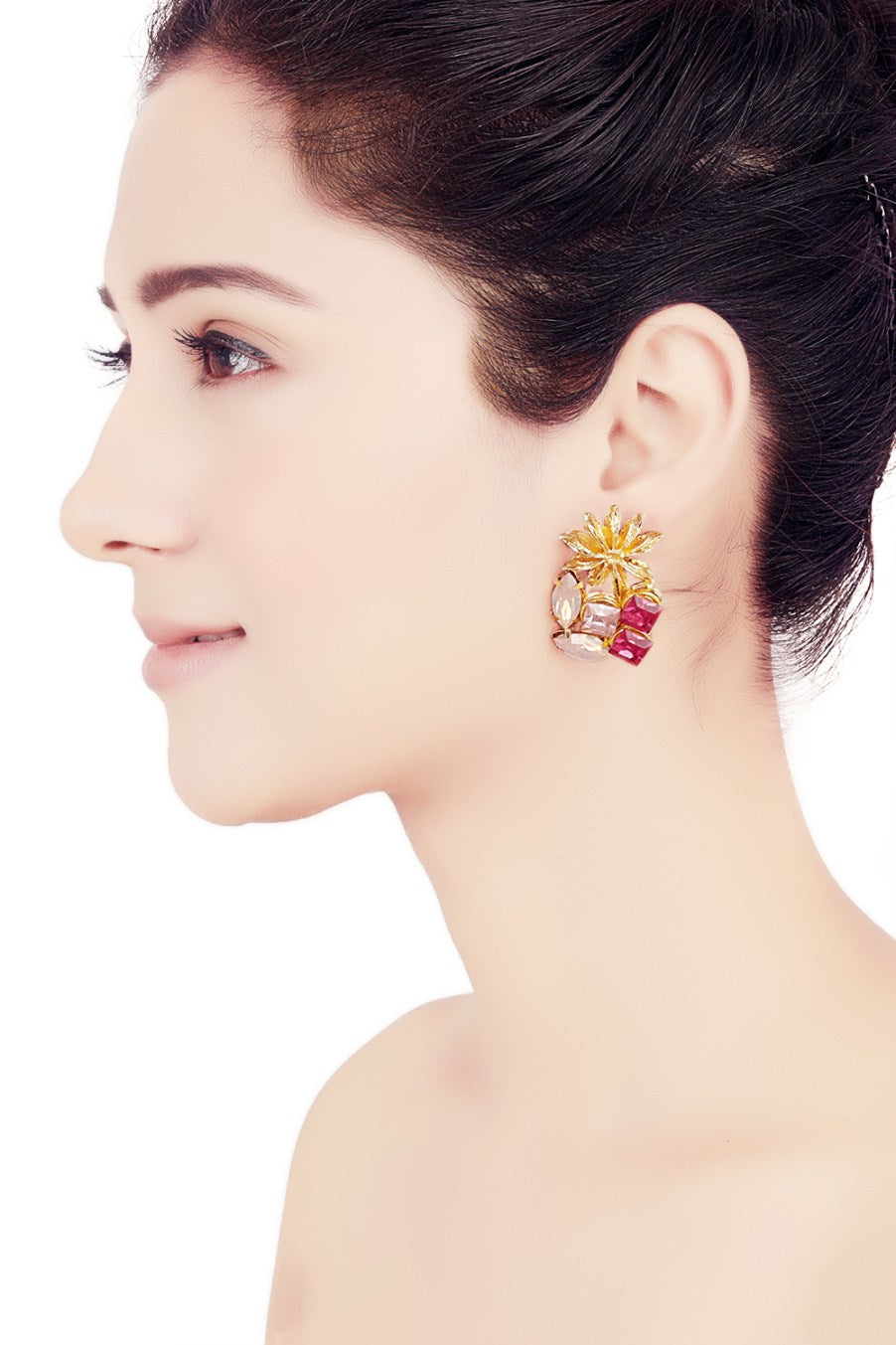 Fuschia Seeds Earrings