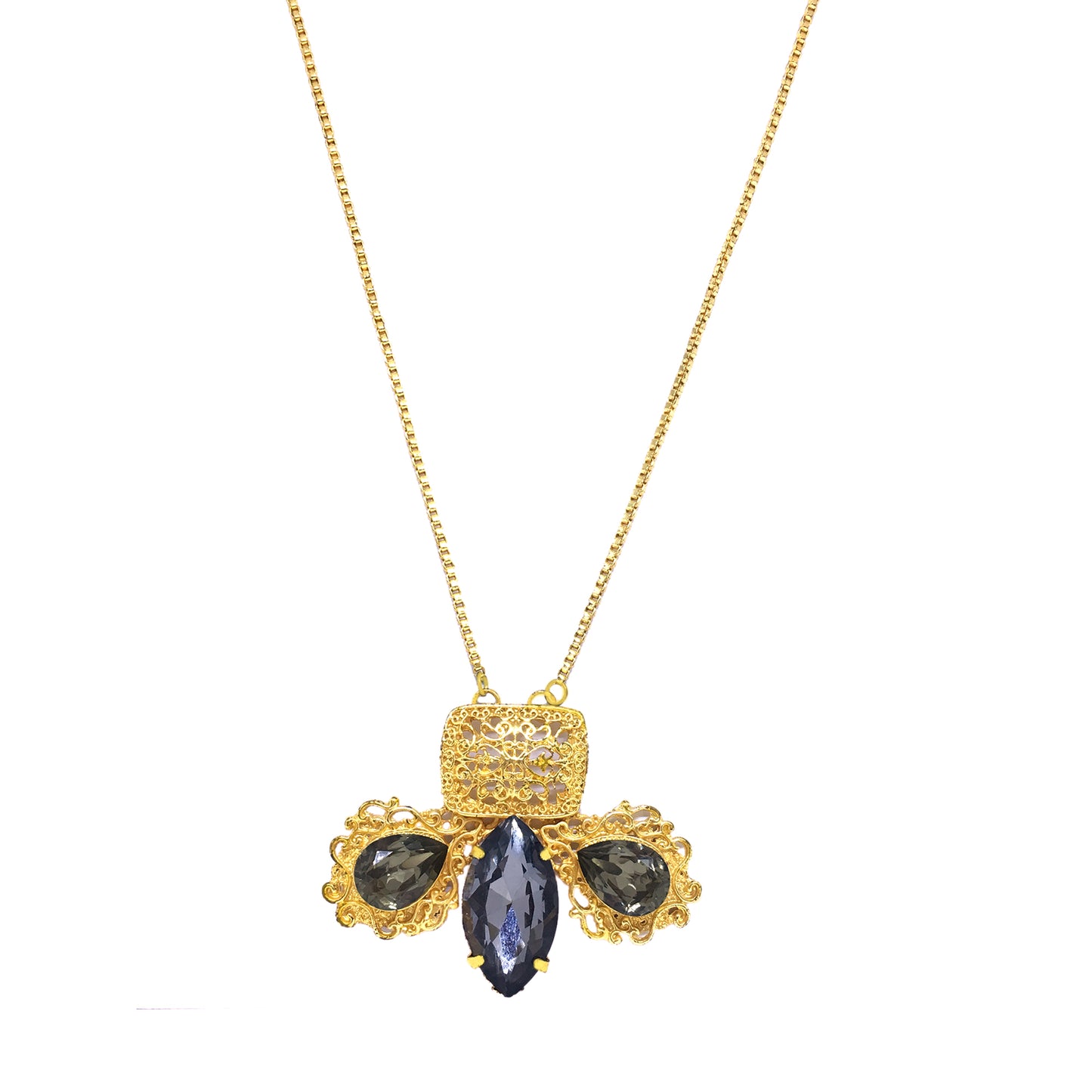Smoke Jaali Pank Longneckpiece
