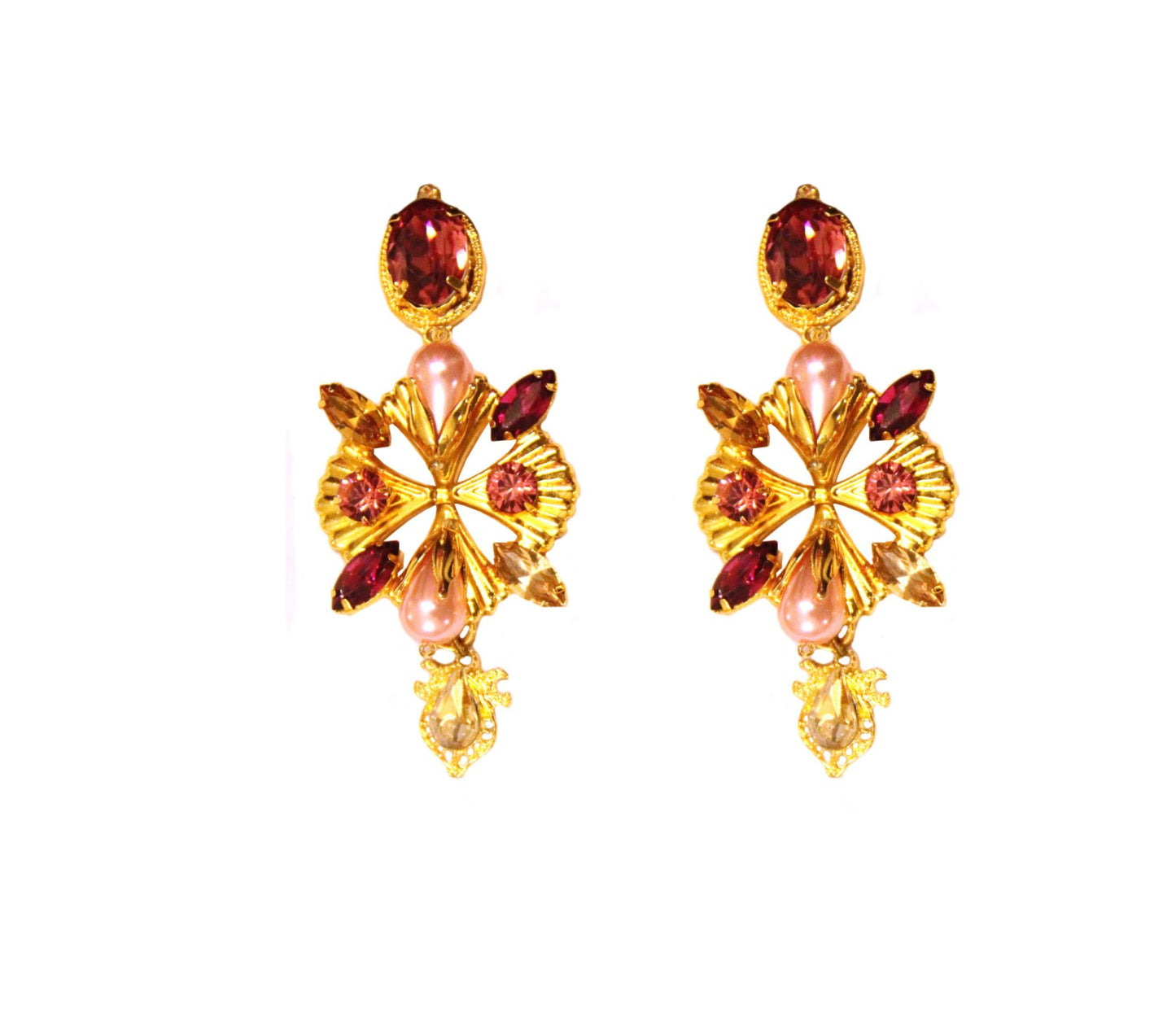Voilet Shell Klingo Earrings