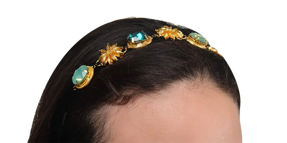 Jade Green Star Anise Hairbands