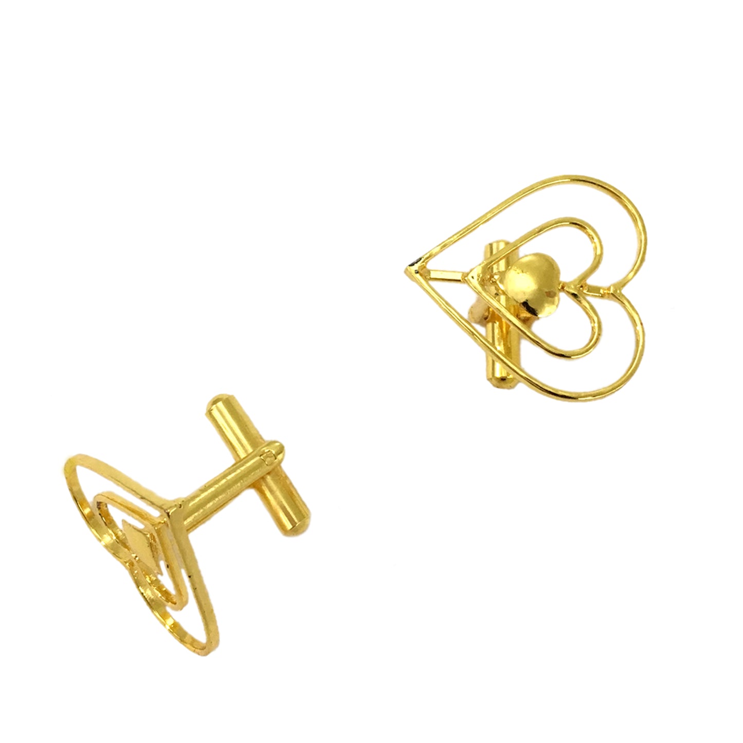 Gold-plated Blossoming Unisex Cufflinks