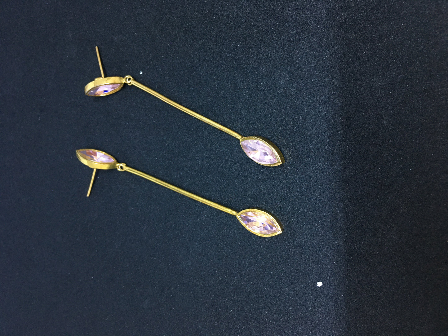 PINK STICK EARRING