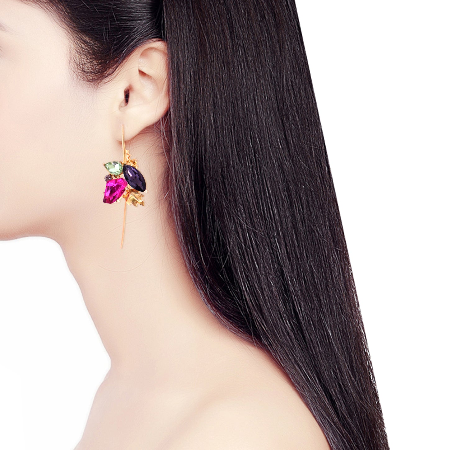 Inflorescence Flower Voilet Half Hoops