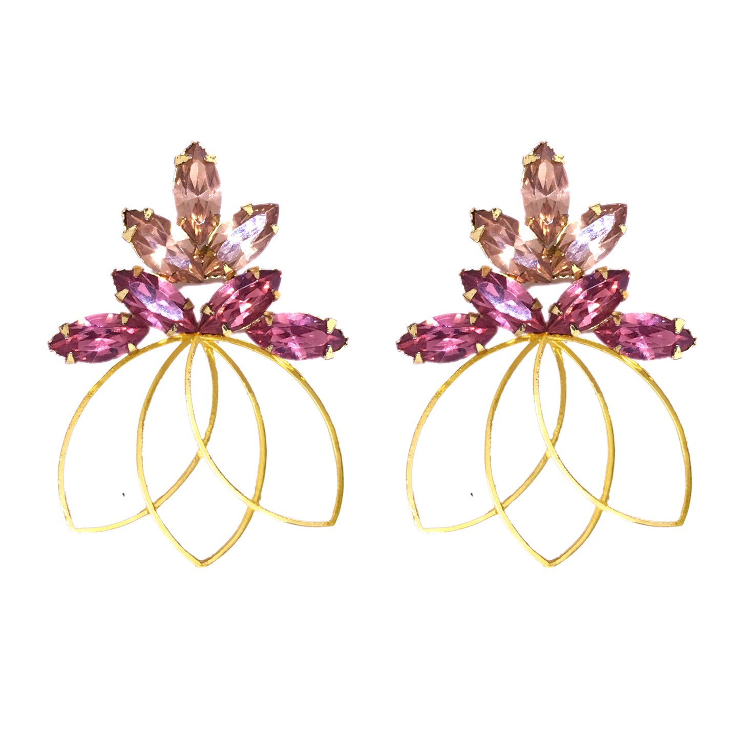 Redolance Black Fleur Earrings