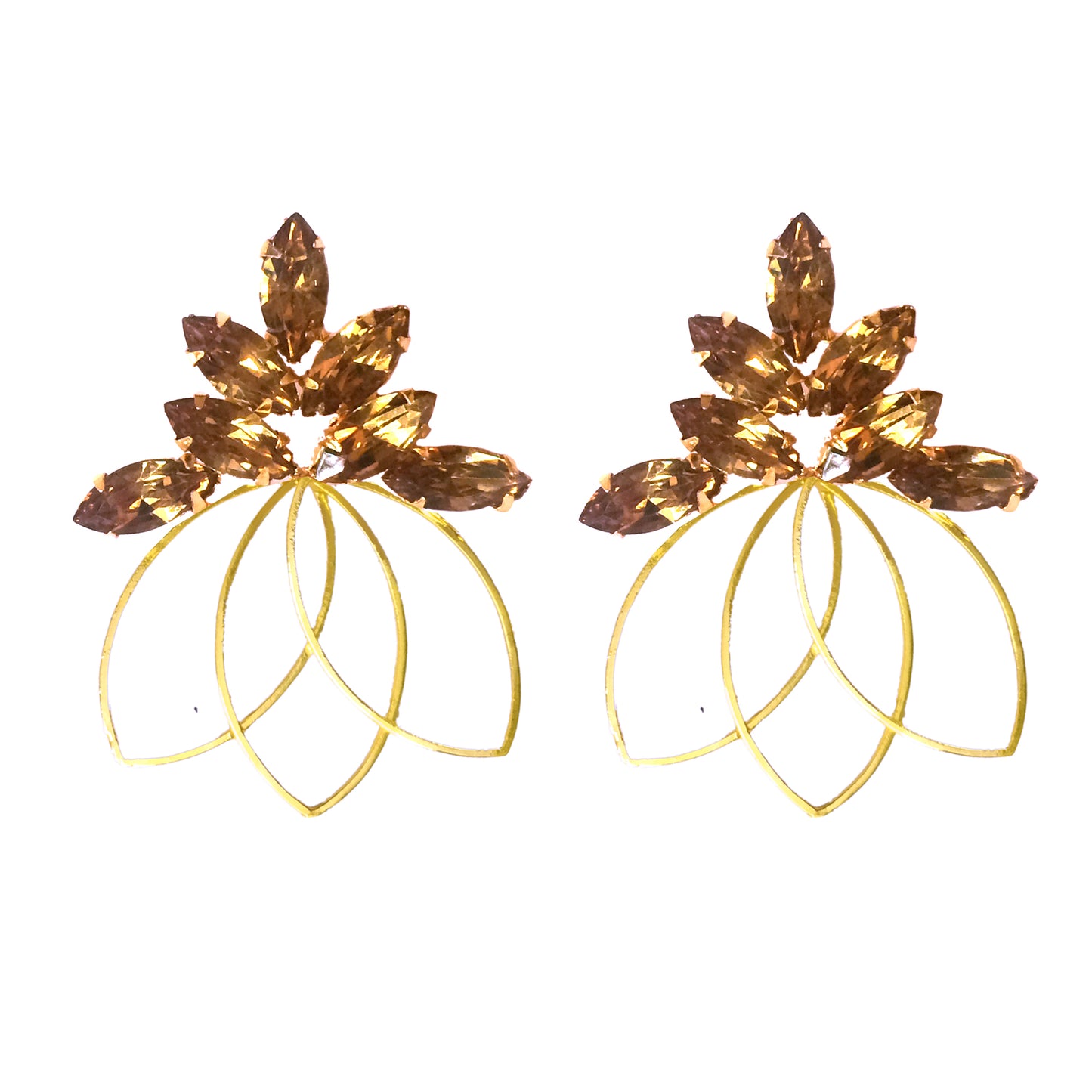 Redolance Black Fleur Earrings