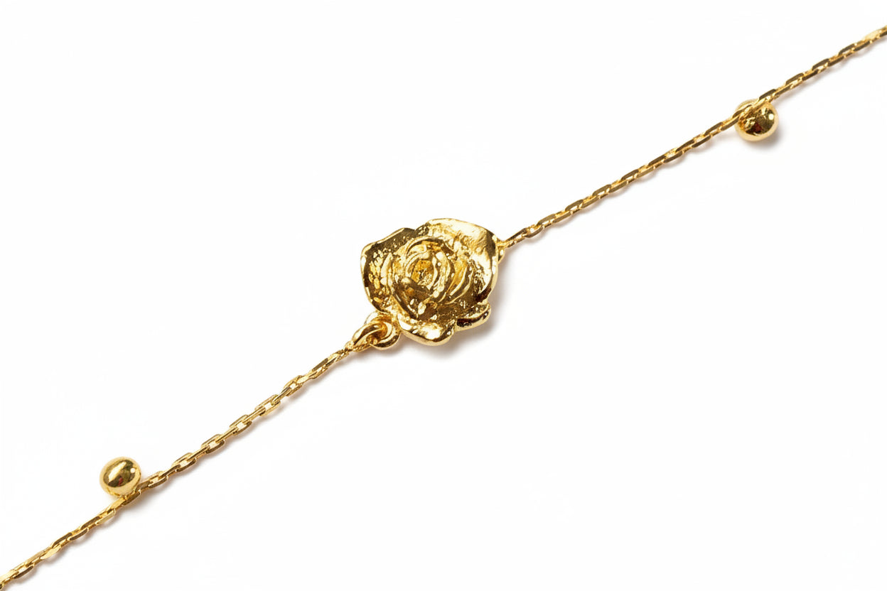 Gold Plated Jessica Rose Bracelet