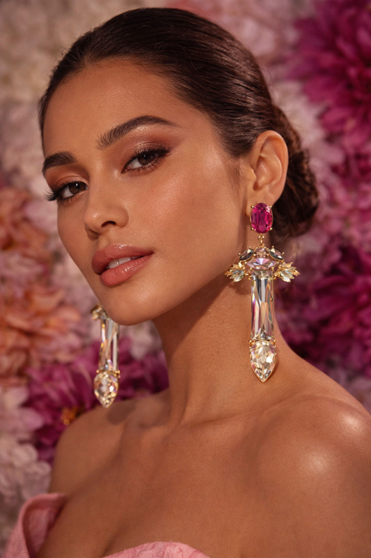 Plum Pink Vitis Vinifera Earrings