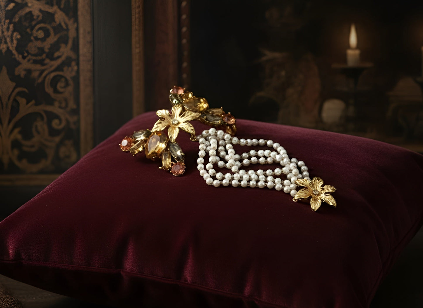 Jasmin Flower Haath Phool / Handharness