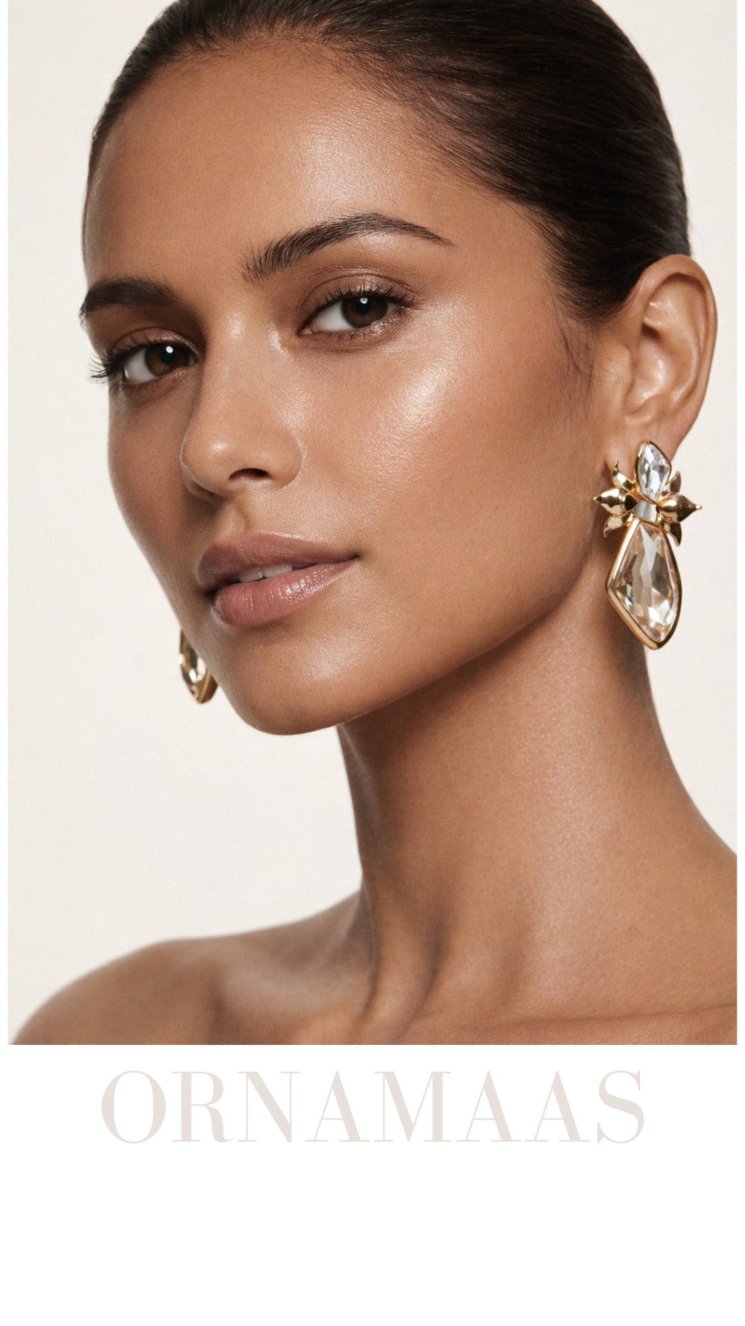 Lotus Galactic Cut Mehr-o- Noor Earrings