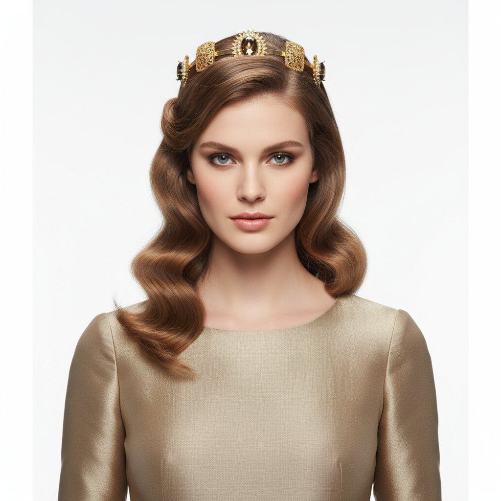 Topaz Pearl Aura Rock Hairband