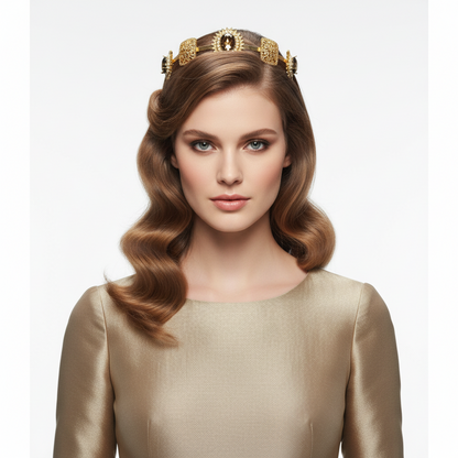 Topaz Pearl Aura Rock Hairband