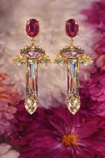 Plum Pink Vitis Vinifera Earrings