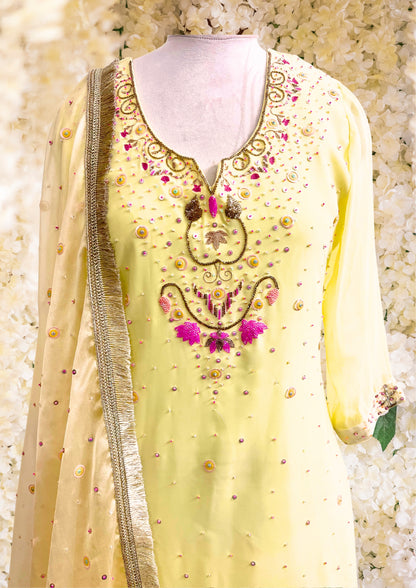 Lime Kamal Sitaara Suit