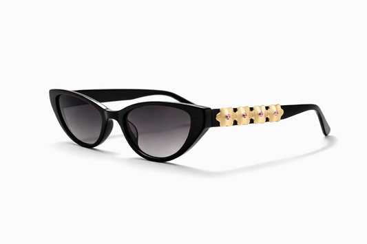 Golden Blossom Cascade Eye Stem Clip