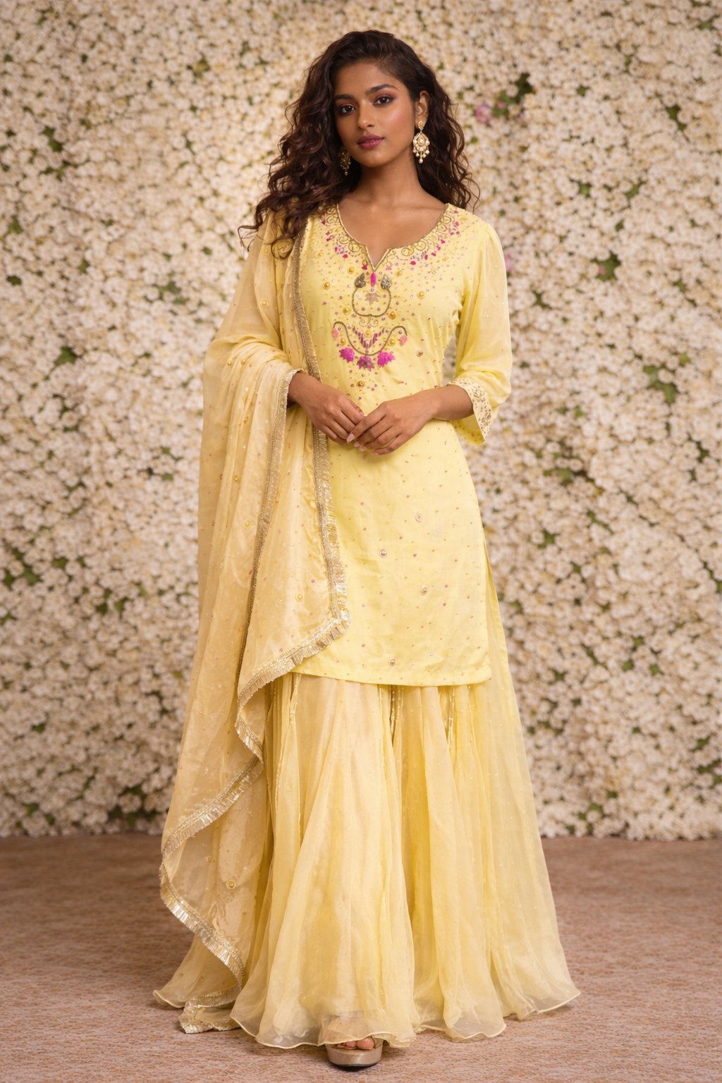 Lime Kamal Sitaara Suit