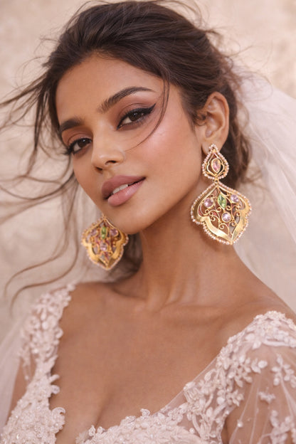Jardin D’Amour Chandelier Earrings