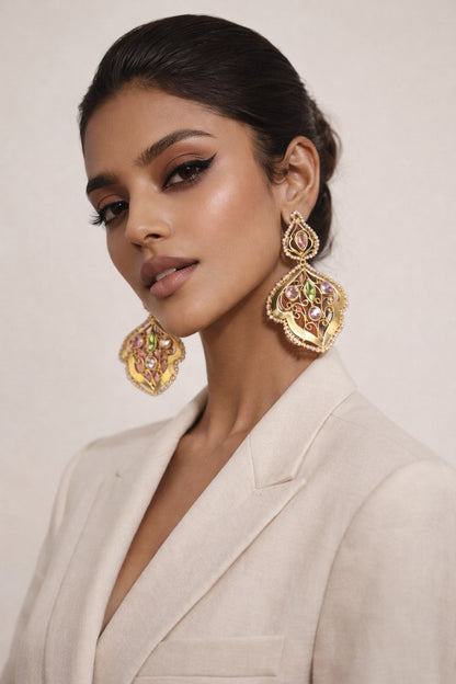 Jardin D’Amour Chandelier Earrings