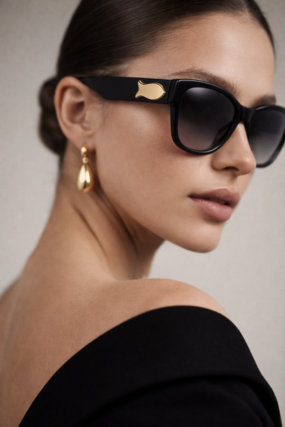 Golden Fish Whisper Eye Stem Clip