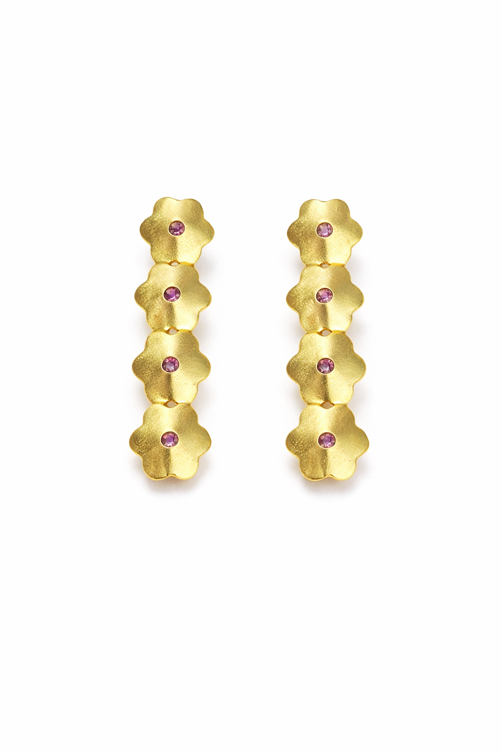 Golden Blossom Cascade Eye Stem Clip