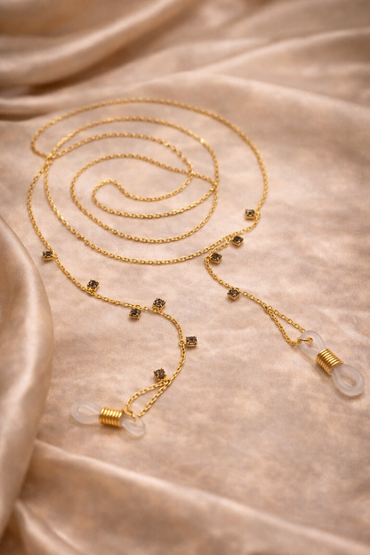 Topaz Crystal Stem Chain