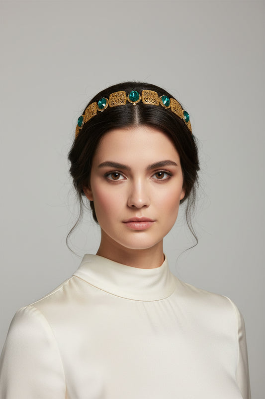 Victorian Block Hairband