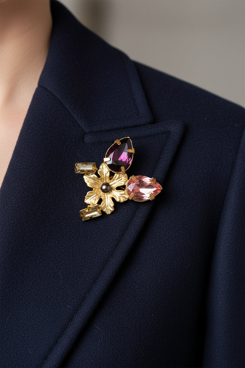 Jasmine Florenza Brooch