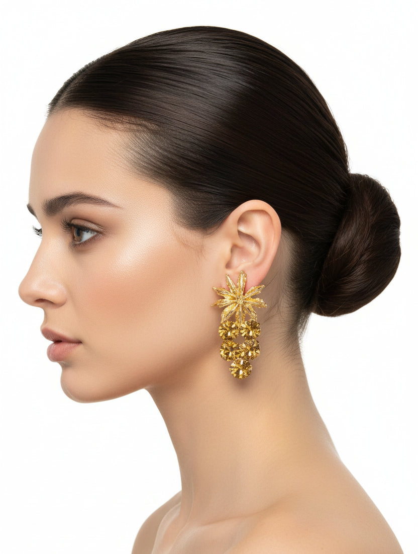 Gold Plated Deazae Earrings