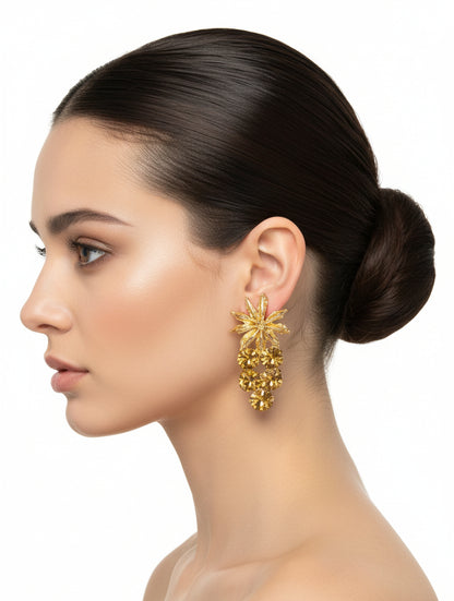Gold Plated Deazae Earrings