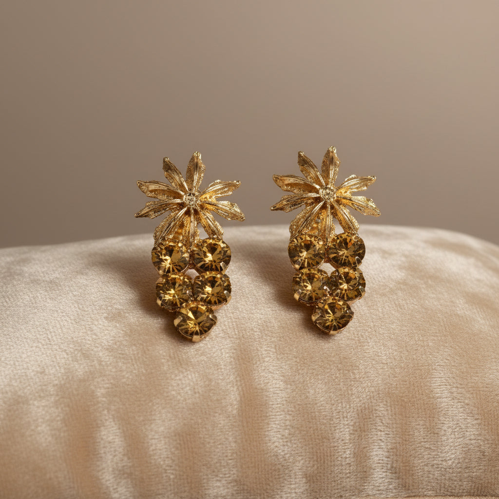 Gold Plated Deazae Earrings