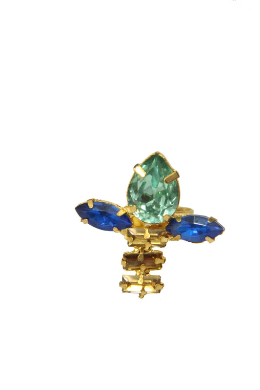 Goldplated Petal Flora Ring