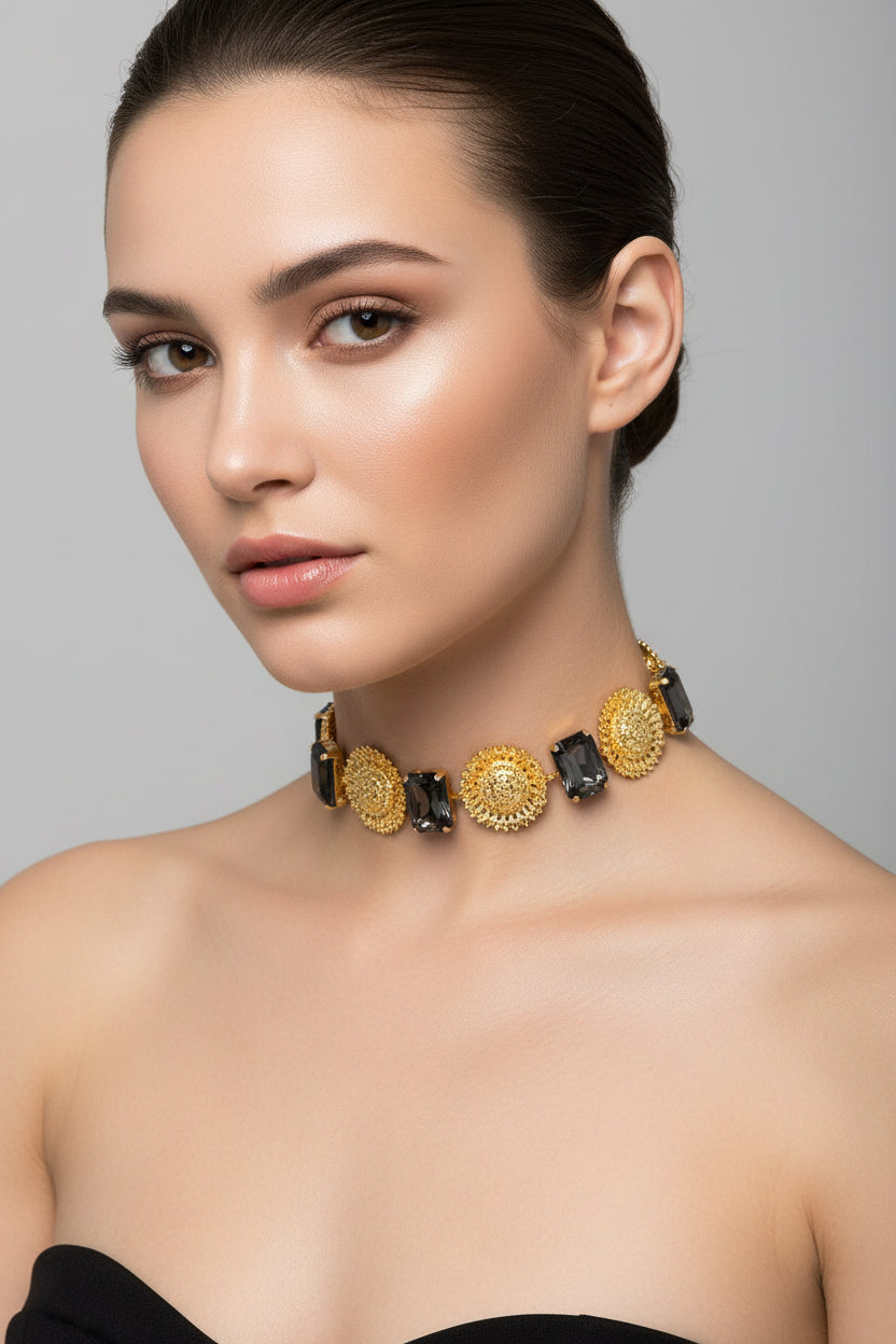 Sunflower Goddess Choker