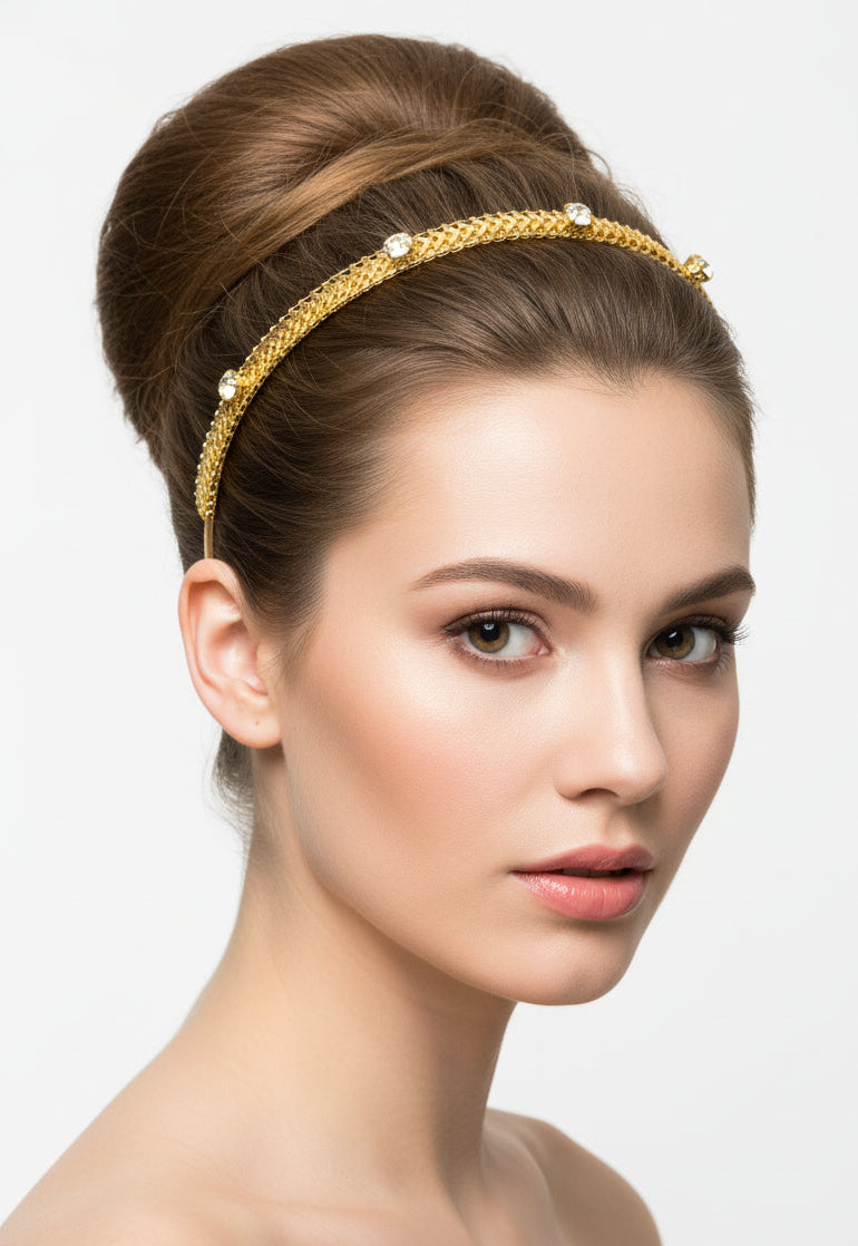 22K Gold Plated Chain Hairband