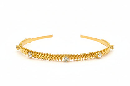 22K Gold Plated Chain Hairband