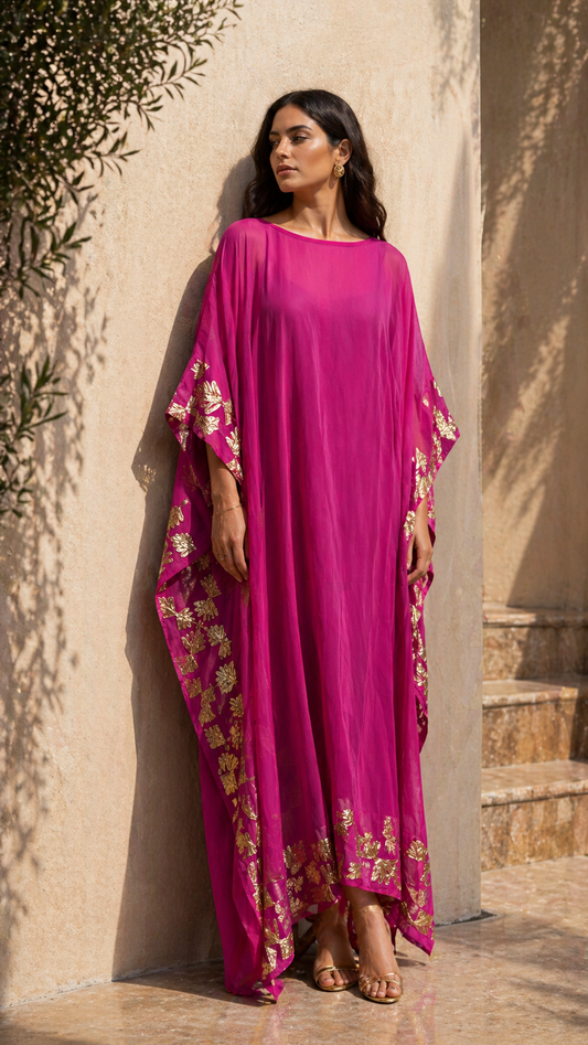 Gulaab Gota Kaftan