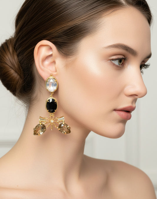 Rebel Rockstar Star Anise Earrings
