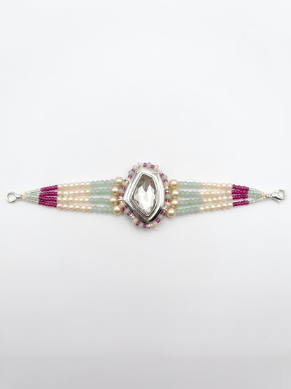 Inaaya Galactic Cut Pearl Bracelet