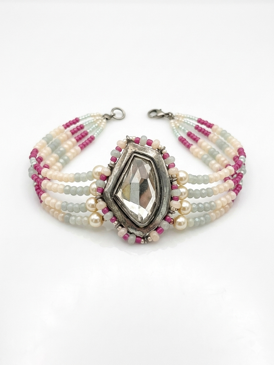 Inaaya Galactic Cut Pearl Bracelet