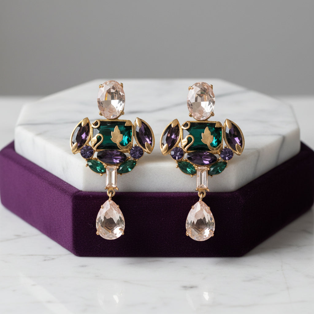 Gold Vinifera Canopy Earring