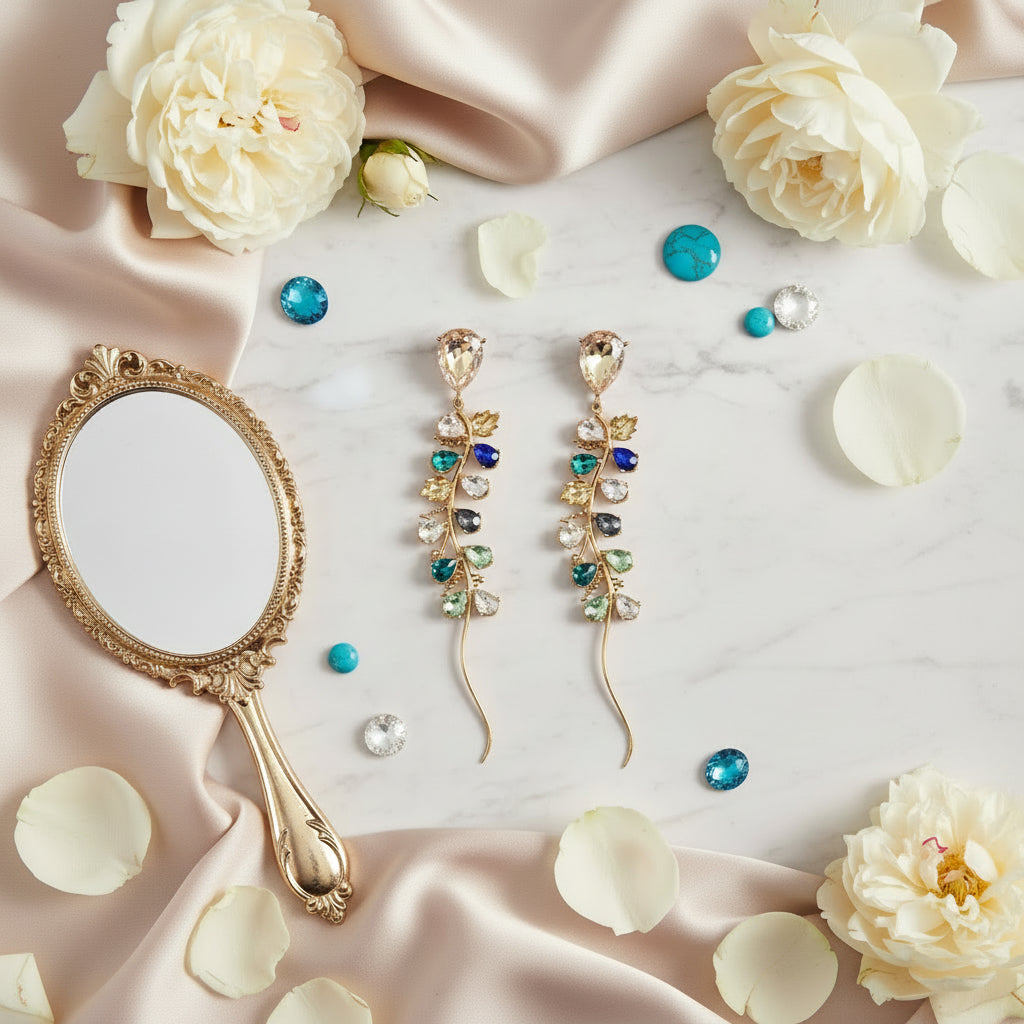 Trellis Petal Earrings