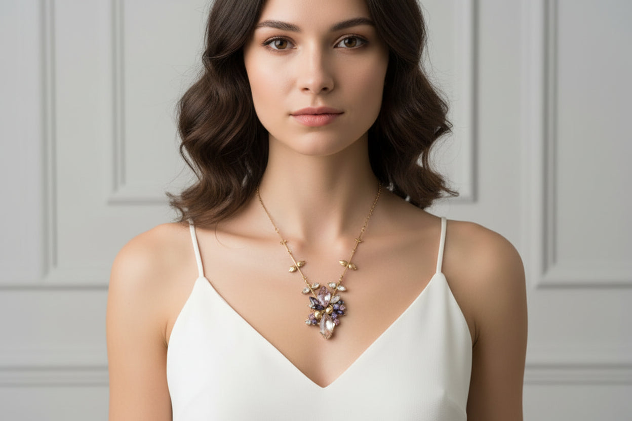 Trellis Vinifera Cocktail  Neckpiece