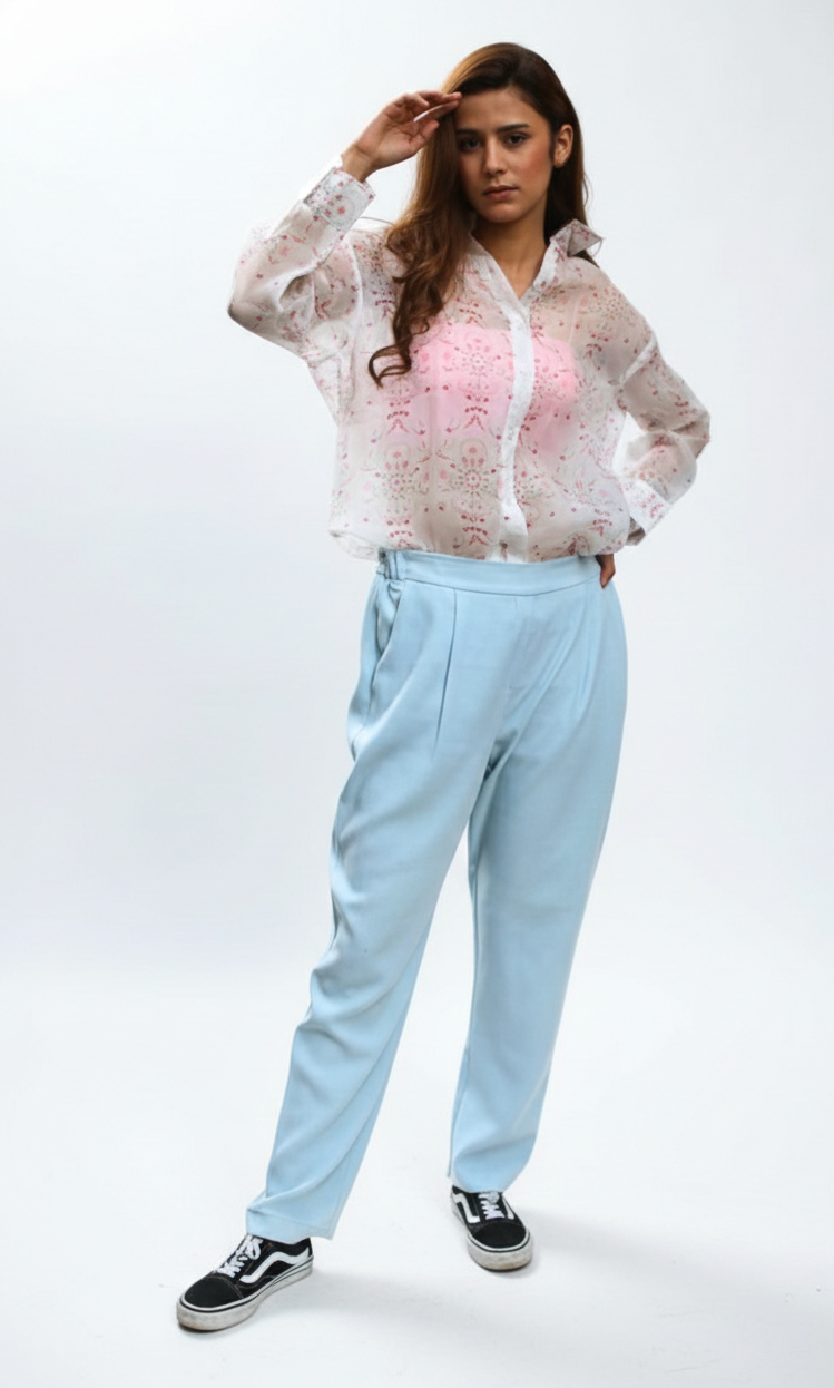 SUKOON KAMAL ORGANZA SHIRT