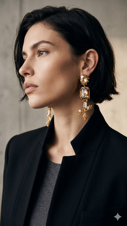 Aashni Leaf Earrings