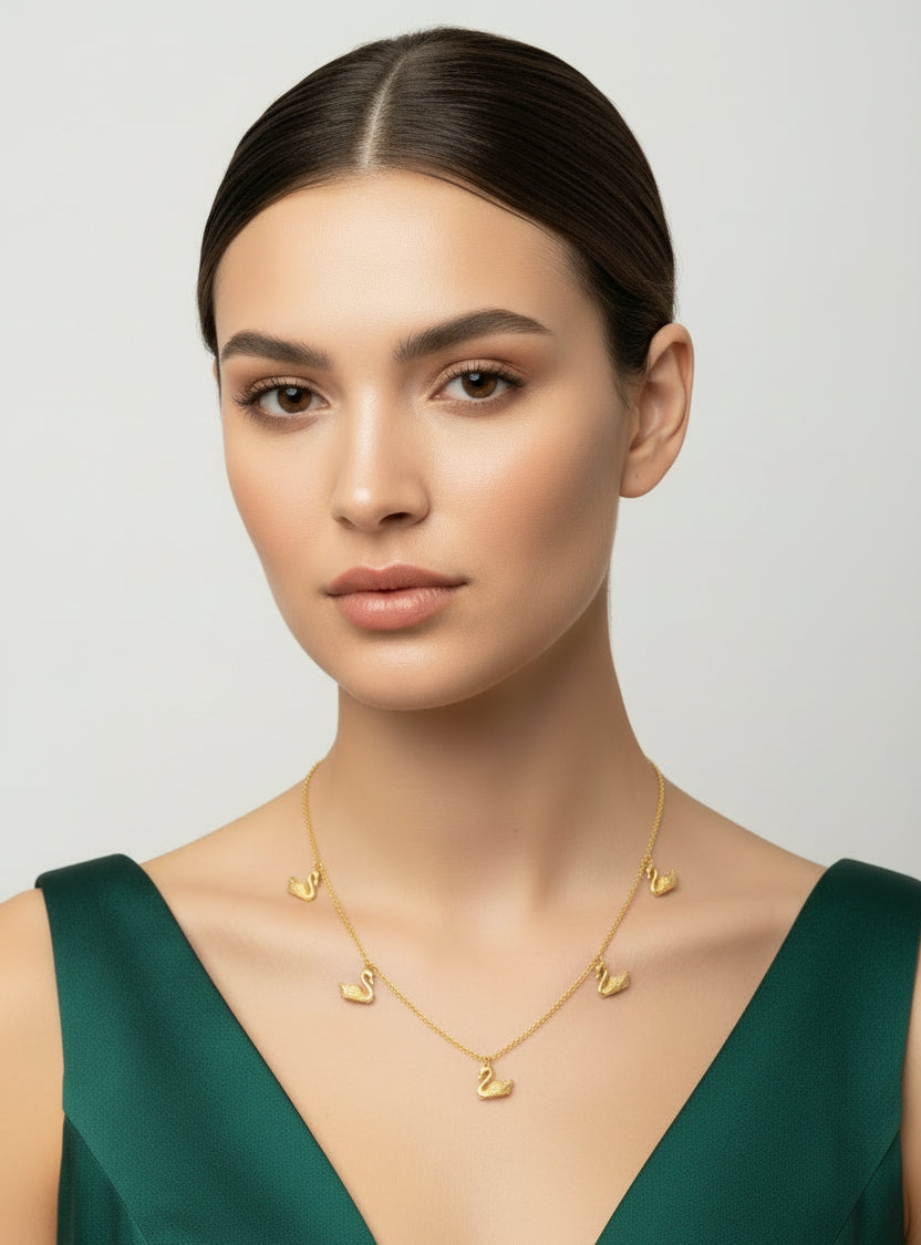 Dancing Swan Neckpiece
