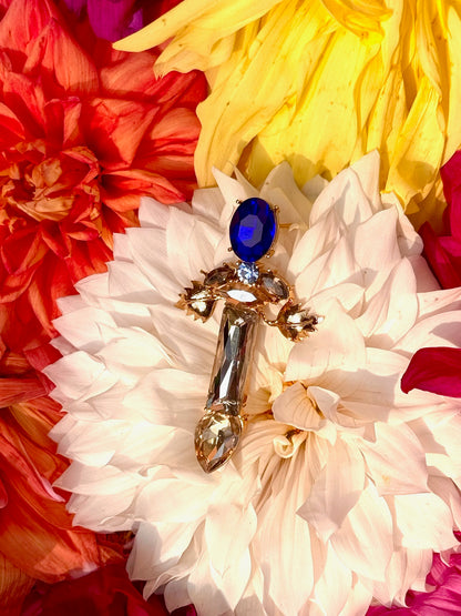 Royal Blue Vitis Vinifera Earrings