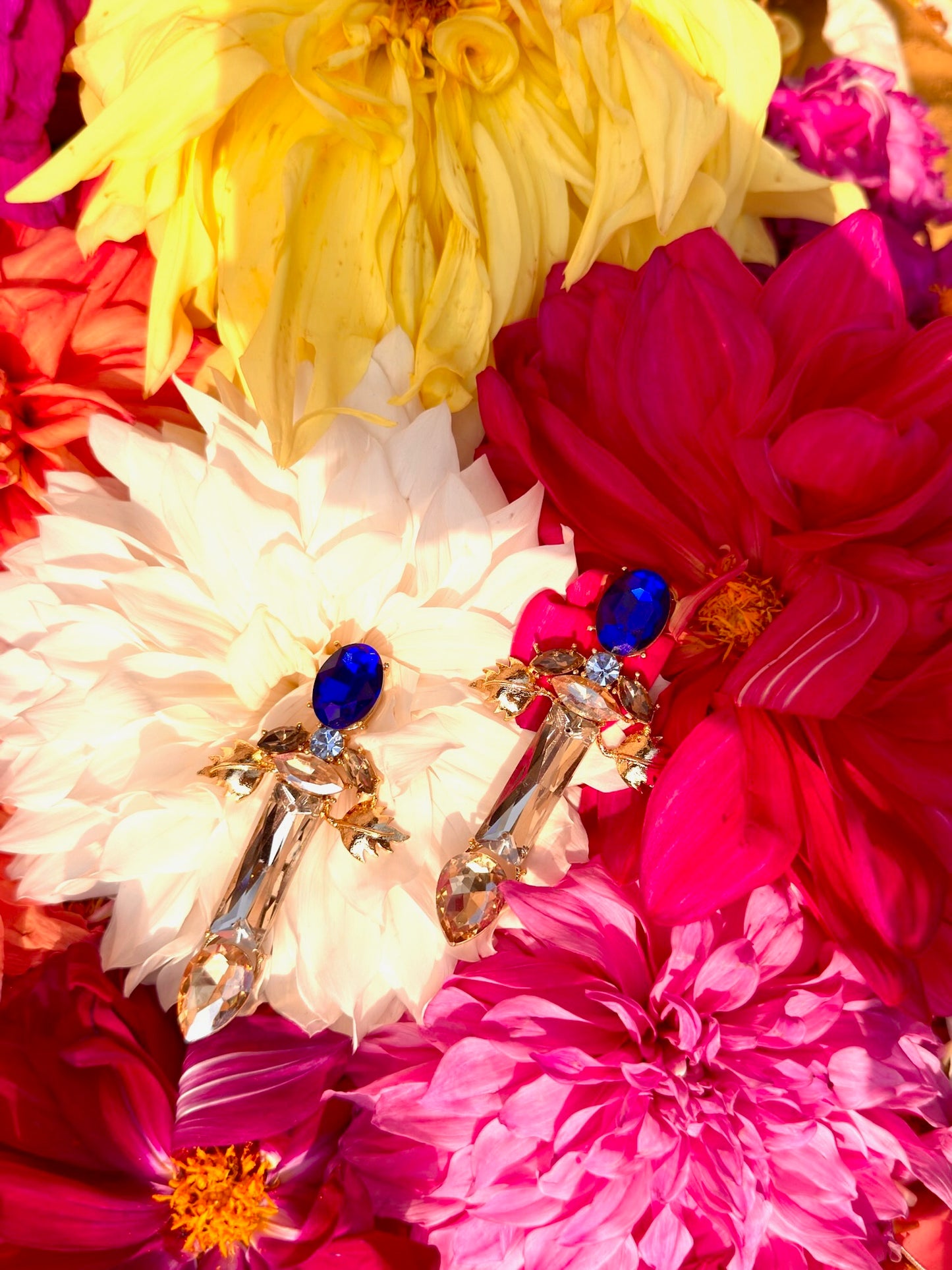 Royal Blue Vitis Vinifera Earrings